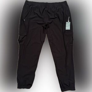 NWT Sz XXXXL Balance Athletica Black Track Jogger Pants